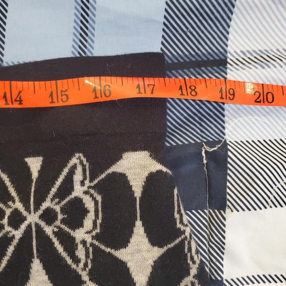 Wool mix black and white short VA reversible skirt No size, probably size Large - Picture 5 of 13